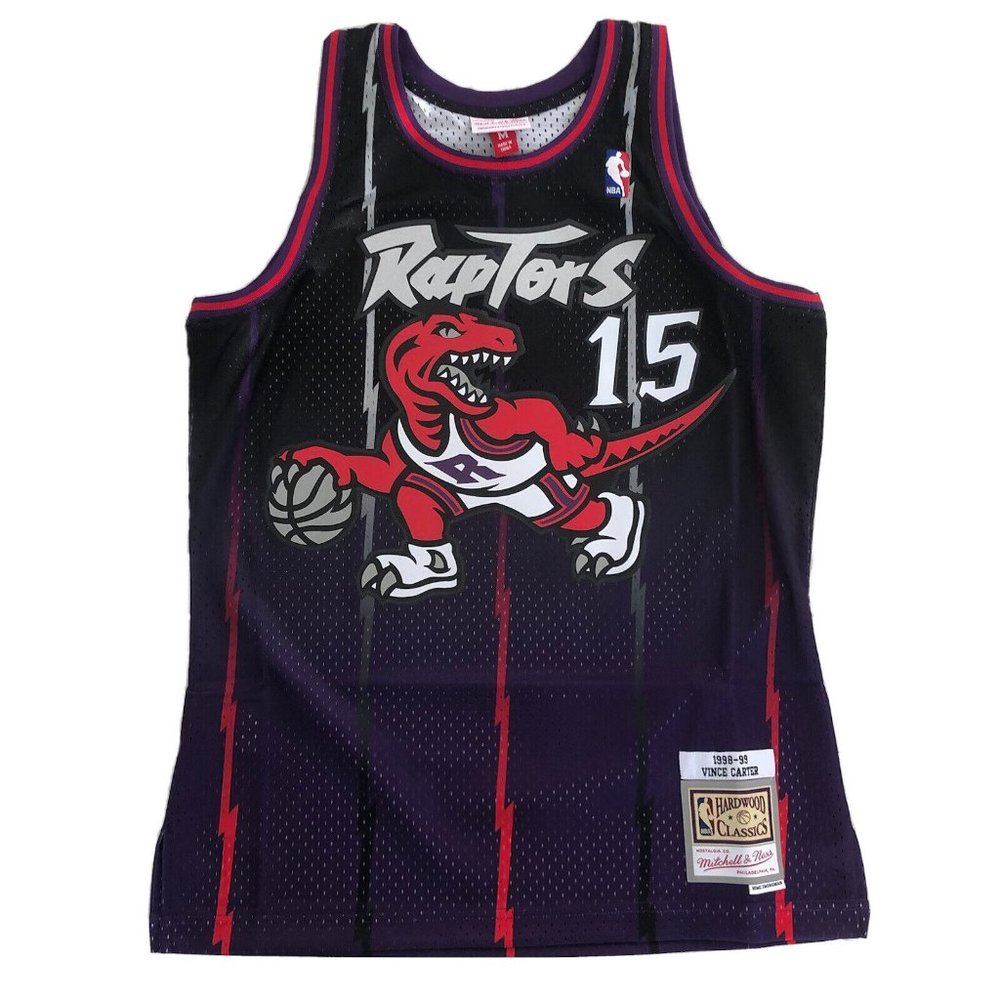 Mitchell & Ness Men's Toronto Raptors #15 Vince Carter Jersey SMJY4266 size M